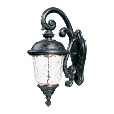 Carriage House 12W 1 LED Light Wall Sconce by Maxim - 55497WGOB