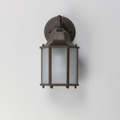 Cast 9W 1 LED Light Outdoor Wall Lantern 10 Inch Tall by Maxim - 66926