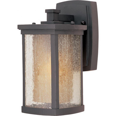 Bungalow 9W 1 LED Outdoor Wall Lantern 11 inch Tall by Maxim - 65652CDWSBZ
