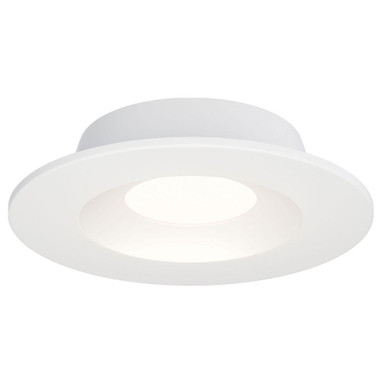 Crisp 12W 1 LED Round Recessed Downlight 4.5 Inches Wide by Maxim - 87665WT