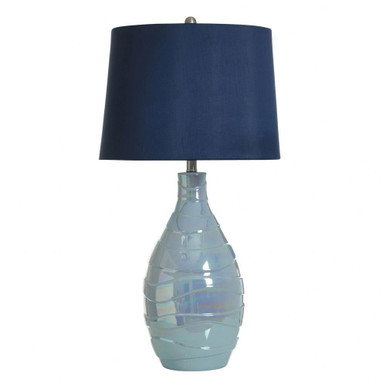 Crest 1 Light Table Lamp 33 Inches Tall and 17 Inches Wide by Stylecraft - NWL333276DS