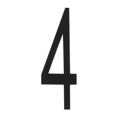 Surface Mount Address Plaque Number 4 by Craftmade - AP-4-FB