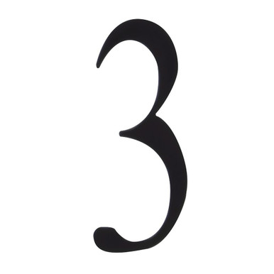 Surface Mount Address Plaque Number 3 by Craftmade - AP-3-FB