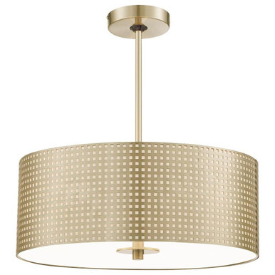 Grid 3 Light Large Pendant by George Kovacs - P5743-695
