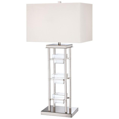 Two Light Table Lamp 11 Inches by 33.5 x George Kovacs - P765-613