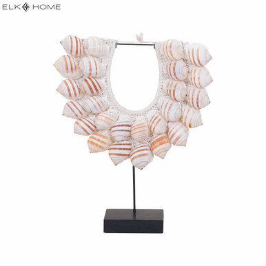 Shell On Stand - Sculpture In Bohemian Style-19.75 Inches Tall and 16 Inches Wide - 2516521