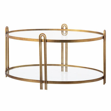 Arch - Coffee Table In Contemporary Style-19.5 Inches Tall and 37.5 Inches Wide - H0895-10846