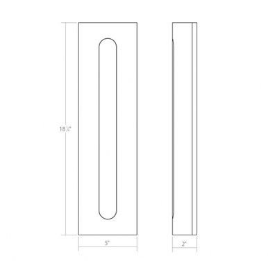 Porta LED Wall Sconce by Sonneman - 7440