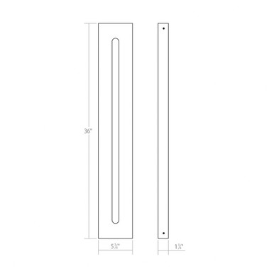 Tairu 30W 1 LED Light Wall Sconce by Sonneman - 7449