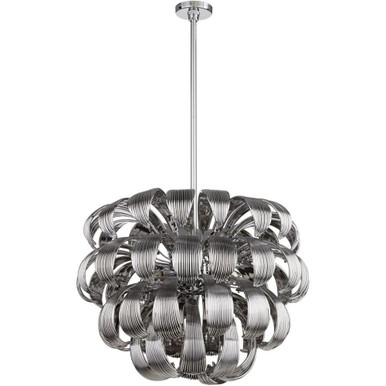 Day Lily 8 Light Large Round Pendant by Cyan - 06591