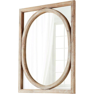 Revolo Mirror 37 Inch Wide by 49 Inch High by Cyan - 07015