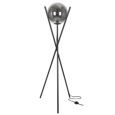 Pamela One Light Floor Lamp by Dainolite - pam-601f-mb