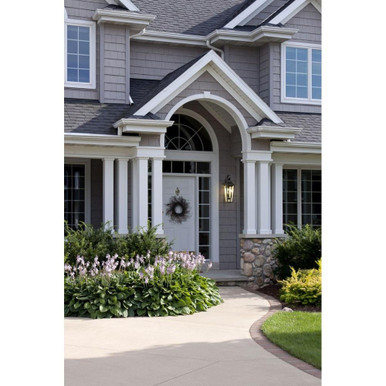 Gannon 3 Light Outdoor Wall Lantern 27.25 Inch Tall by Z Lite - 5008B-BK