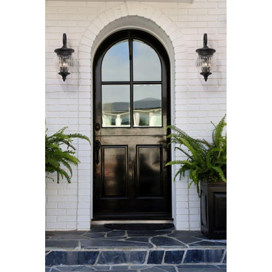 Davina 3 Light Outdoor Wall Lantern by Z Lite - 5016M-BK