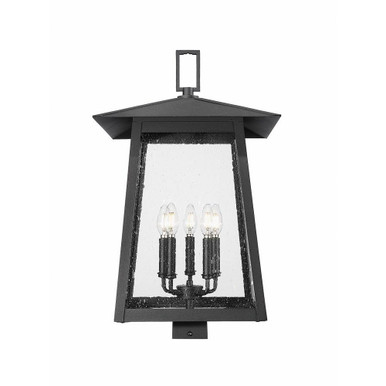 Rainer 5 Light Outdoor Post Mount 26 x 15.5 Inches by Z-Lite - 5015PHXLS-BK