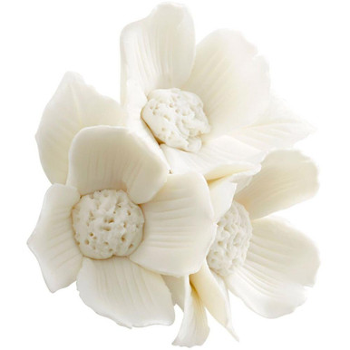 Flower 3.5 Inch Wall Decor by Cyan  - 10276