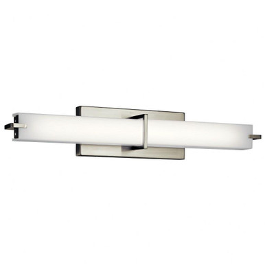 1 Light Linear Vanity Light 25.75 Inch Wide by Kichler - 11146NILED