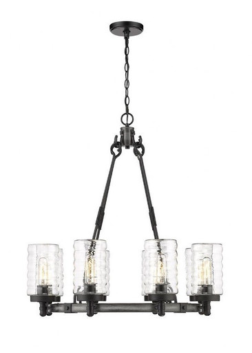 Tahoe 8 Light Outdoor Pendant 29.75 x 29 Inch Wide by Z-Lite - 588-8ABB