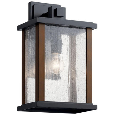 Marimount 1 Light Outdoor Wall Mount 17 Inch Tall by Kichler - 59018BK