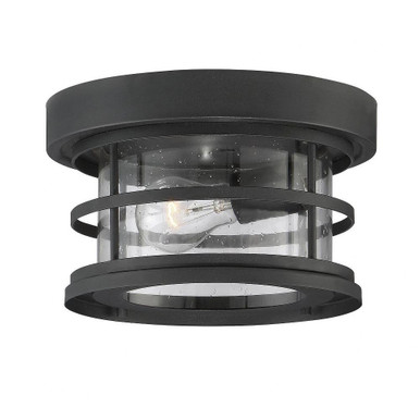 Barrett 1 Light Small Outdoor Flush Mount by Savoy House - 5-369-10