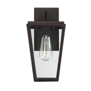Milton 1 Light Outdoor Wall Lantern 12.75 Inch Tall by Savoy House - 5-546-13