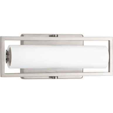 Frame 1 Light Vanity Light 12 Inch Wide by Progress - P2781-0930K9