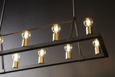 Paxton 18 Light Oversized 2 Tier Chandelier by Quorum - 63-18