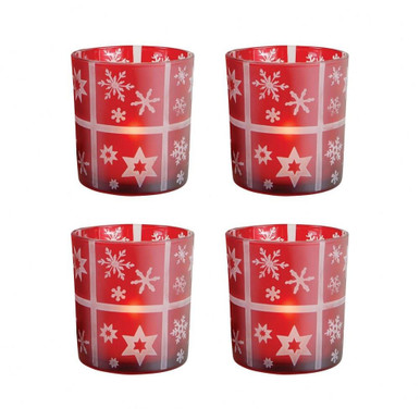 Festival 2.75 Inch Votive (Set of 4) In Traditional by Elk Home - 393075/S4