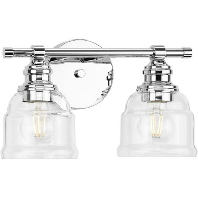 Ambrose 2 Light Vanity Light by Progress - P300374