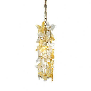 Milan 1 Light Pendant 21 Inches Tall and 5 Inches Wide by Corbett  - 279-41-GL