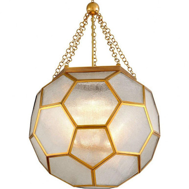 Hexsation 12 Light Chandelier 53 Inches Tall and 34 Inches Wide by Corbett  - 301-712-VB