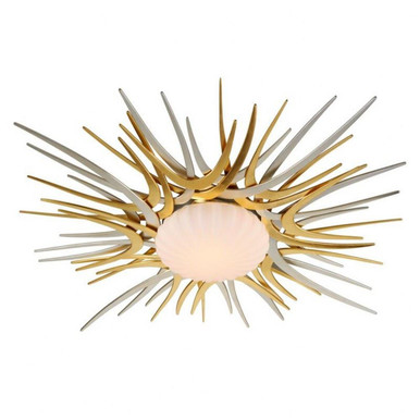 Helios 20W 1 LED 49 Inch Wide Flush Mount by Corbett - 224-33-GL/SL