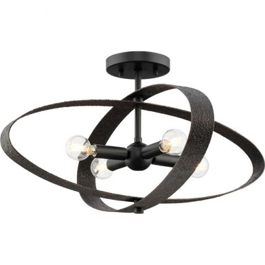 Allegheny 4 Light 24 Inch Wide Flush Mount by Progress - P350280