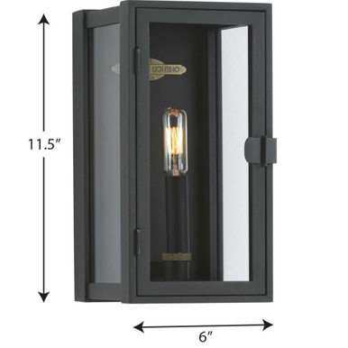 Stature 1 Light Small Outdoor Wall Lantern by Progress - P560267