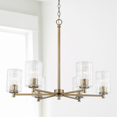 Emerson 6 Light Large Chandelier by Capital - 441361