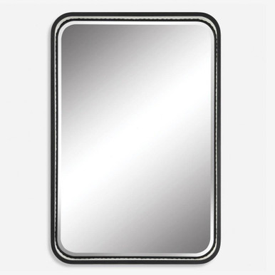 Santa 35.88 Inch Curved Rectangular Mirror by Uttermost - 09886