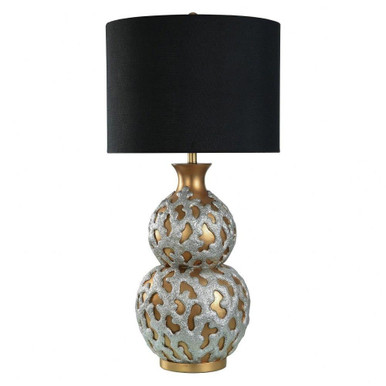 Reef 1 Light Table Lamp In Global Style 37 x 18 Inches by Harp and Finial - HFL331644DS