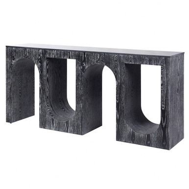 Ulysses Console 31.9 Inch Tall and 66.9 Inch Wide by Harp and Finial - HFF26432DS