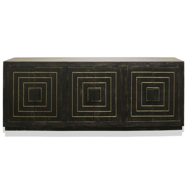 Britton Six Door Sideboard 32 Inch Tall and 84 Inch Wide by Harp and Finial - HFF26568DS