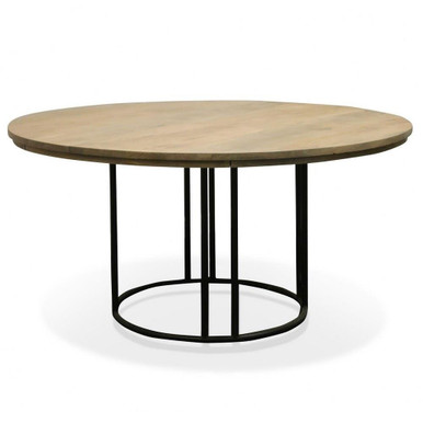 Malec Dining Table 31 Inch Tall and 60 Inch Wide by Harp and Finial - HFF26569DS
