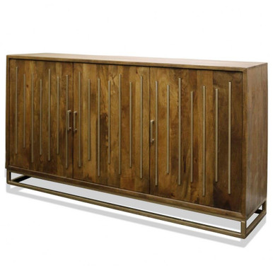 Thackary 40 Inch Three Door Sideboard by Harp and Finial - HFF26566DS