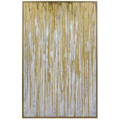 Spectre 84 Inch Framed Canvas Wall Art In Contemporary by Harp and Finial - HFW32963DS