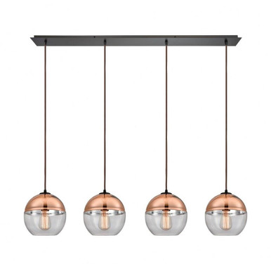Revelo 4 Light Oversized Linear Pendant by ELK Home - 10490/4LP