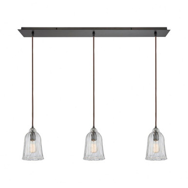 Hand Formed Glass 3 Light Oversized Pendant by ELK Home - 10671/3LP