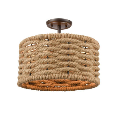 Weaverton 2 Light 15 Inch Wide Semi Flush Mount by ELK Home - 10756/2