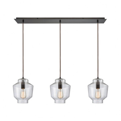 Barrel 3 Light Oversized Linear Pendant by ELK Home - 10905/3LP