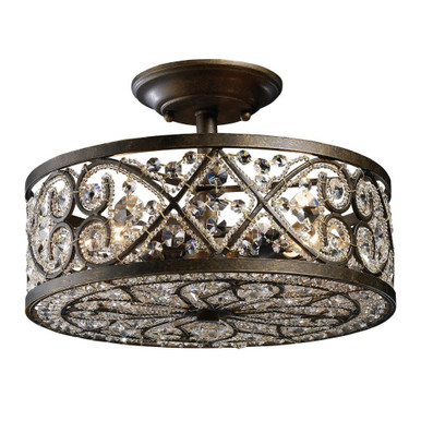 Amherst 4 Light 13 Inch Wide Semi Flush Mount by ELK Home - 11286/4
