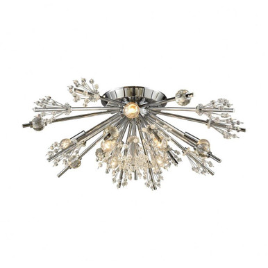 Starburst 8 Light 26 Inch Wide Modern Semi Flush Mount by ELK Home - 11748/8