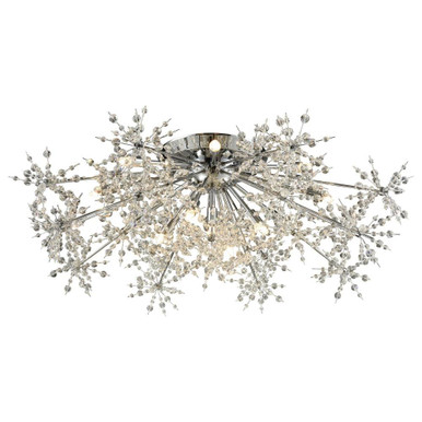 Snowburst 13 Light 32 Inch Wide Semi Flush Mount by ELK Home - 11892/13