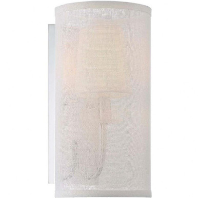 Culver 1 Light Candle Style Wall Sconce by Crystorama - 2291-pn